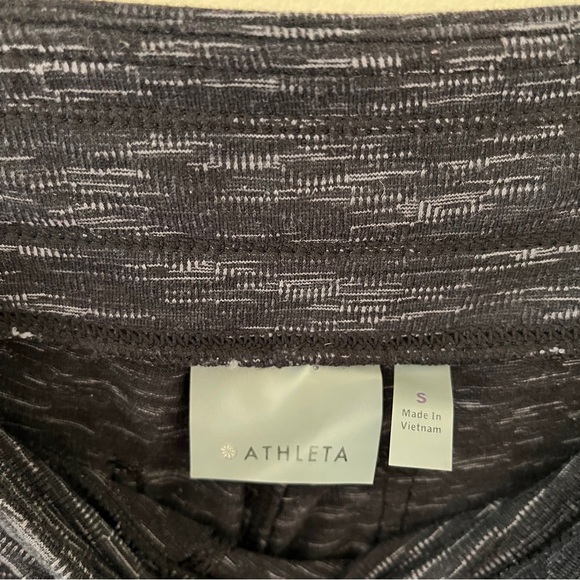 Athleta Stone Metro Slouch Heather Charcoal Gray Drawstring Pants - Small - Picture 10 of 13